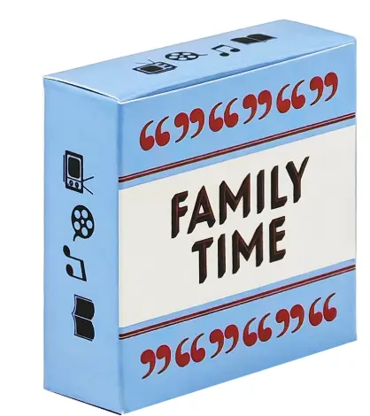 Family time family moment party card