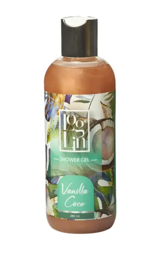[280ml] Loglin Shower Gel VANILLA COCO 280 ml