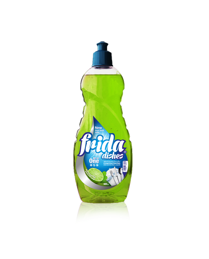 [600 Ml *12 in box] Frida Dishes Green Lemon & Mint 600gm 12 in box