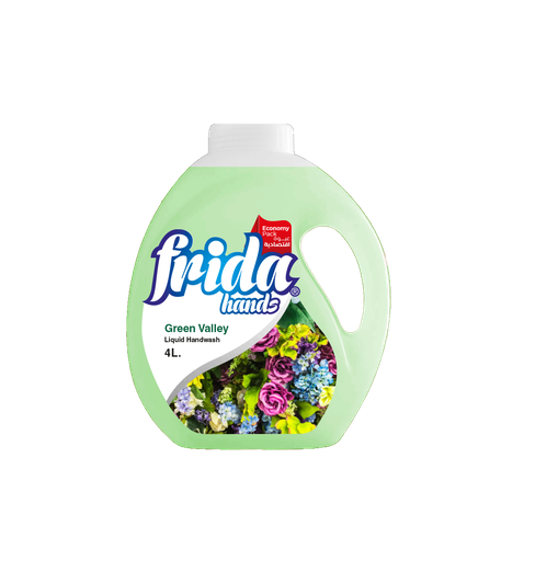 [4000 Ml *4 in box] Frida Hand Wash Green Valley 4 ltr 4 in box
